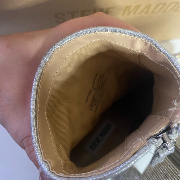 Steve Madden Rhinestone Ankle Boots - Picture 7 of 12